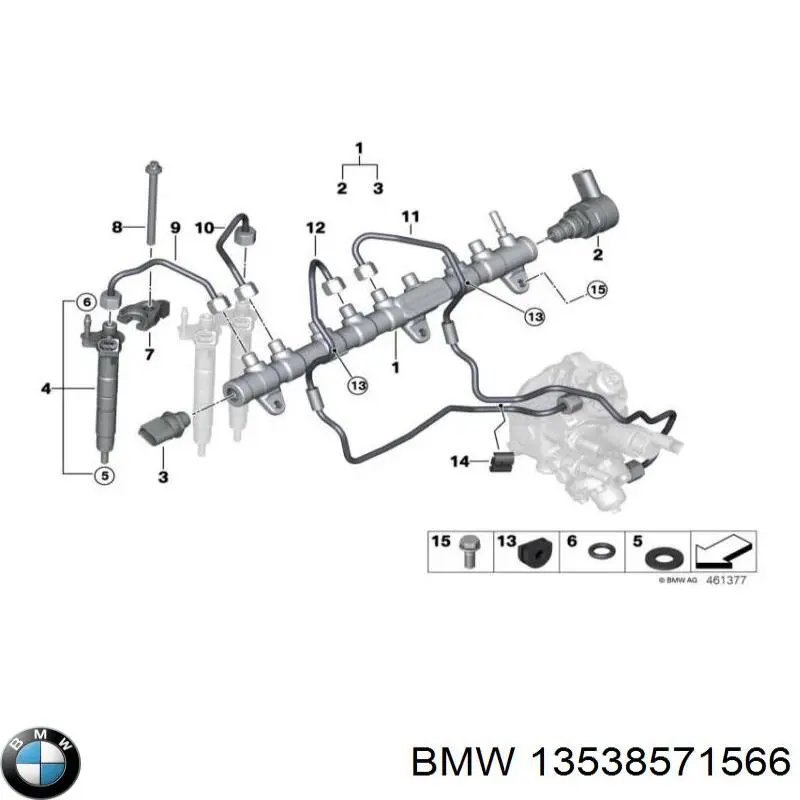 0445118005 Bosch Injetor de injeção de combustível