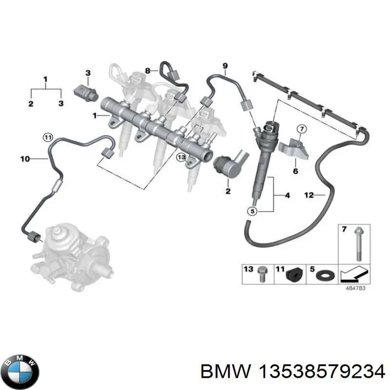 Injetor de injeção de combustível BMW 13538579234 preço, a partir de 149,83 USD