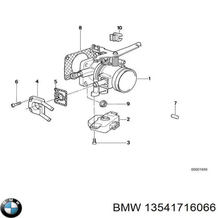 Válvula de borboleta montada para BMW 3  E30