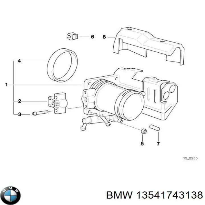 Válvula de borboleta montada BMW 1743138 preço, a partir de 62,99 USD