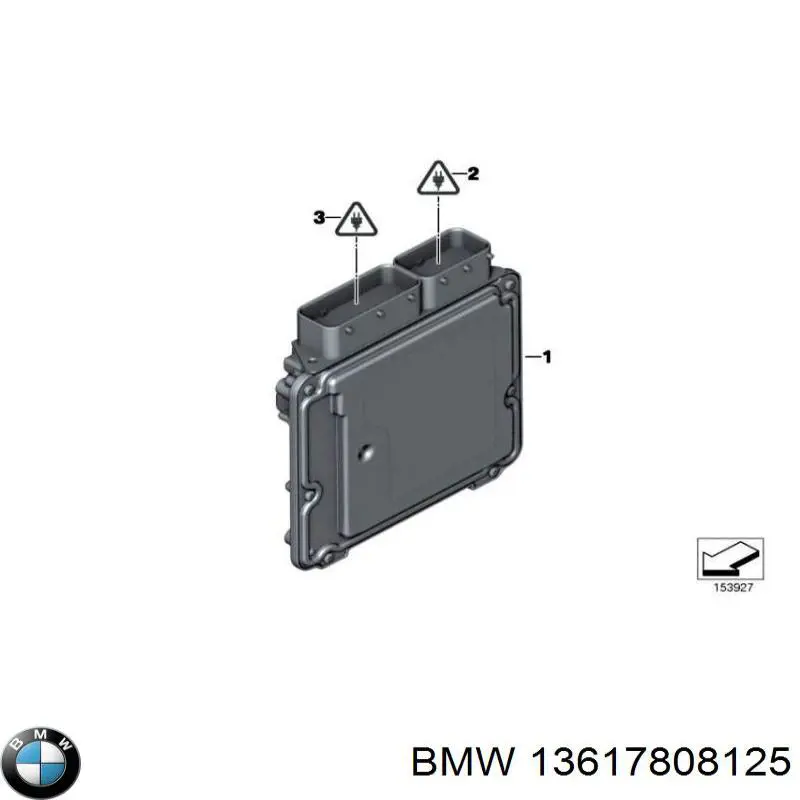 13617808125 BMW Módulo de direção (Centralina eletrônica) de motor