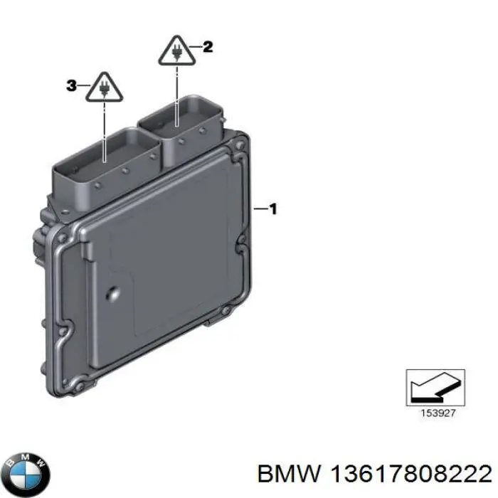 13617808222 BMW Módulo de direção (Centralina eletrônica) de motor