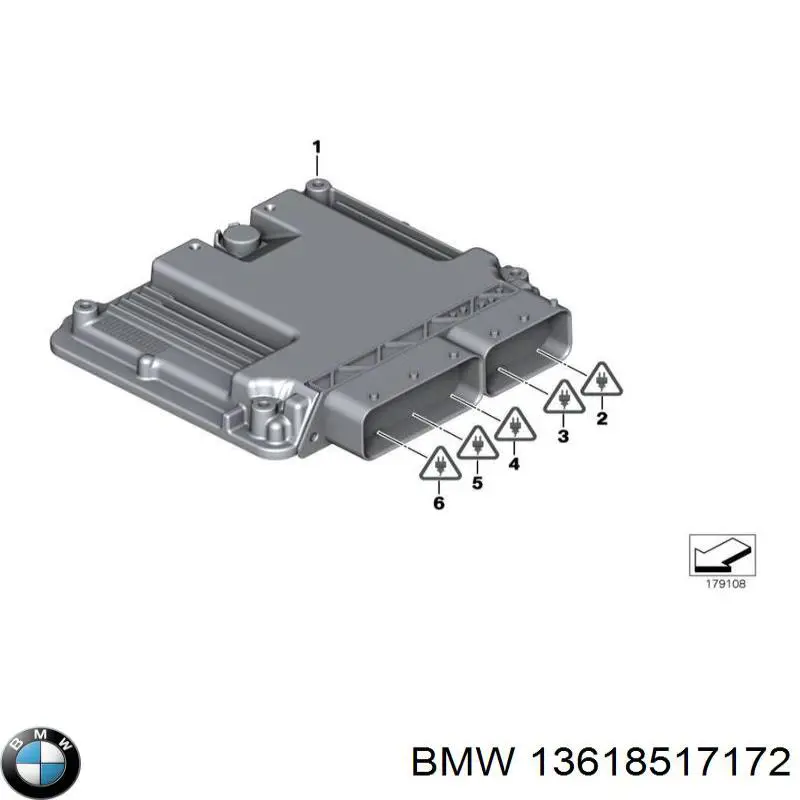 13618517172 BMW Módulo de direção (Centralina eletrônica) de motor