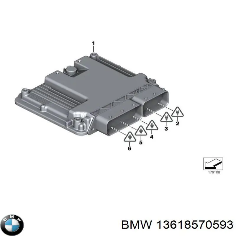 13618570594 BMW Módulo de direção (Centralina eletrônica) de motor