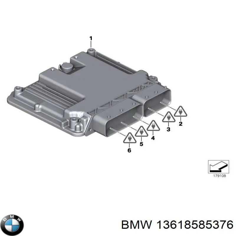 Módulo de direção (Centralina eletrônica) de motor BMW 13618517172 preço, a partir de 626,54 USD