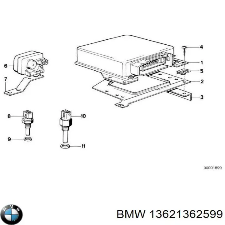 Sensor de temperatura do fluido de esfriamento 0280130214 Bosch