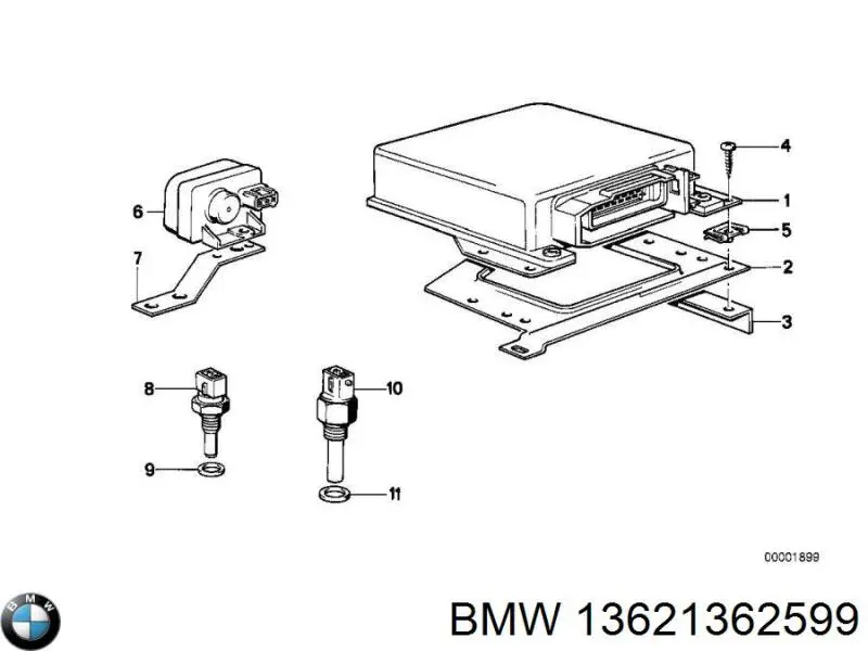 Compre 1574756 Ford Sensor de temperatura do fluido de esfriamento