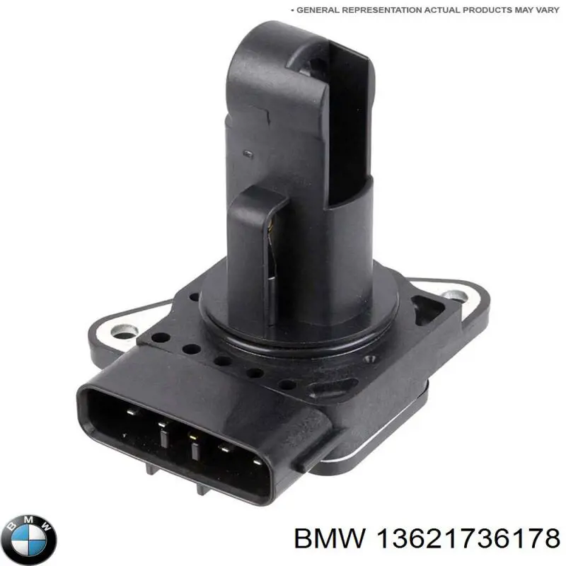 Compre 13621736178 BMW Sensor de fluxo (consumo) de ar, medidor de consumo M.A.F. - (Mass Airflow)