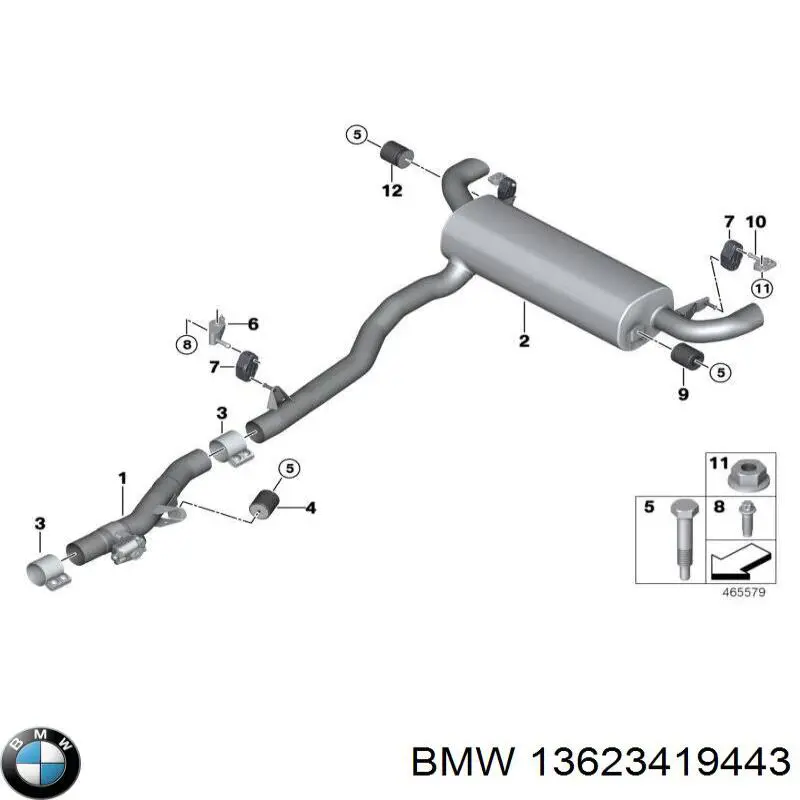 Grade de proteção do eixo traseiro BMW 13623419443 preço, a partir de 96,34 USD