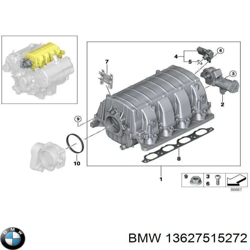 Compre A0199976045 Mercedes Anel de vedação da guia de sonda do nível de óleo de motor