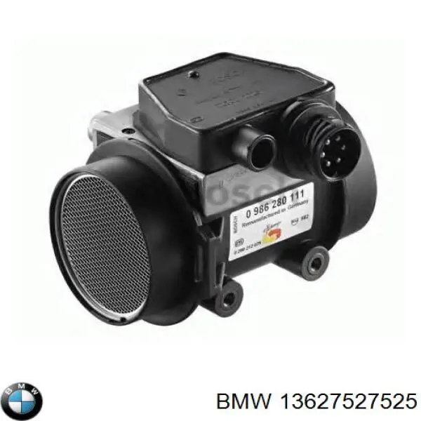 Compre 13627527525 BMW Sensor de fluxo (consumo) de ar, medidor de consumo M.A.F. - (Mass Airflow)