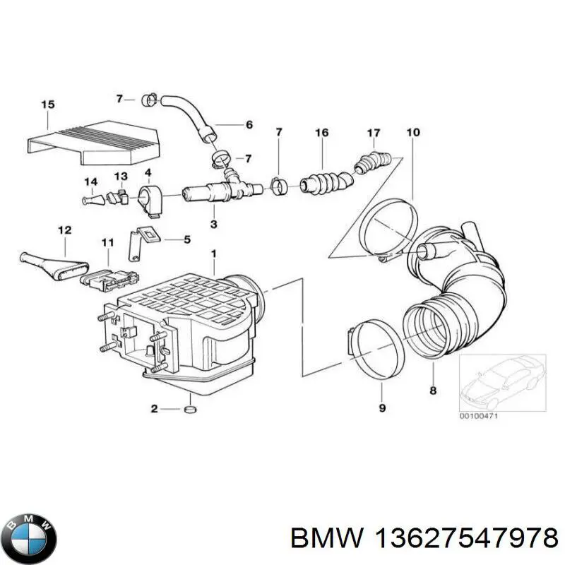 Sensor de fluxo (consumo) de ar, medidor de consumo M.A.F. - (Mass Airflow) Bosch 0986280009 preço, a partir de 568,93 USD