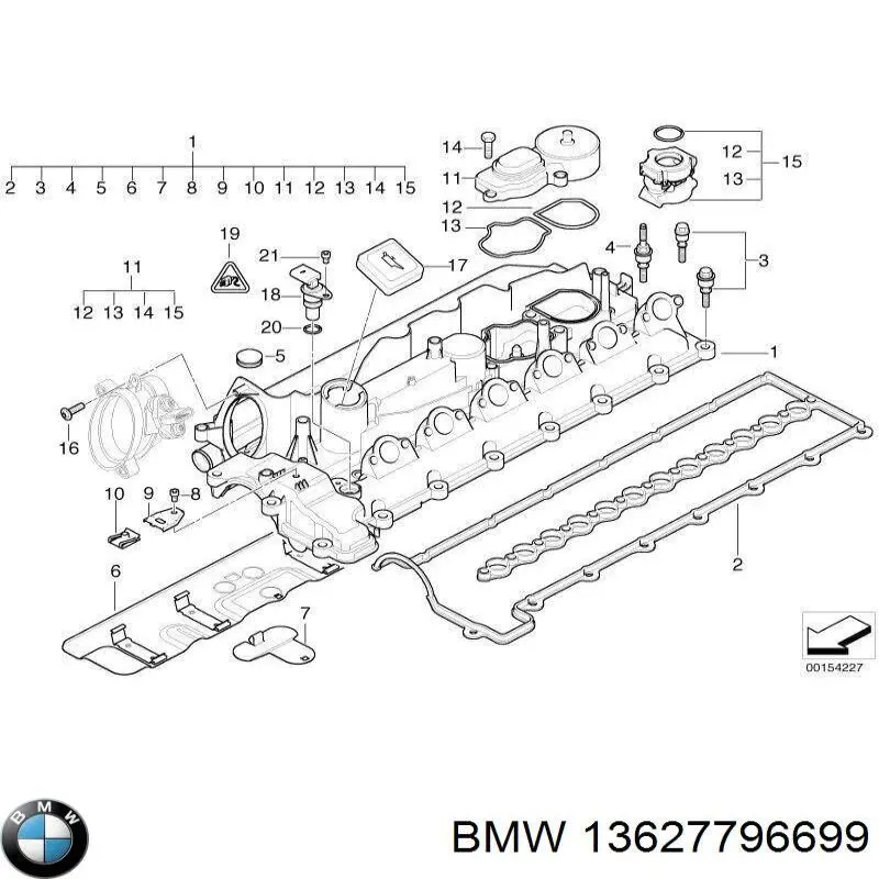 Compre 13627796699 BMW Vedante de sensor de posição de cambota