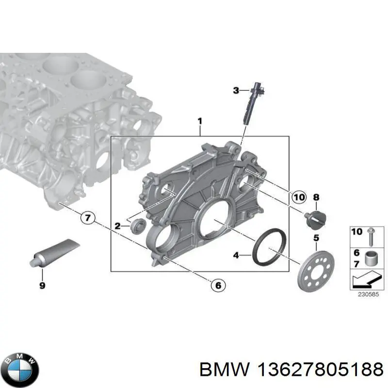 Sensor de posição (de revoluções) de cambota BMW 13627805188 preço, a partir de 43,11 USD