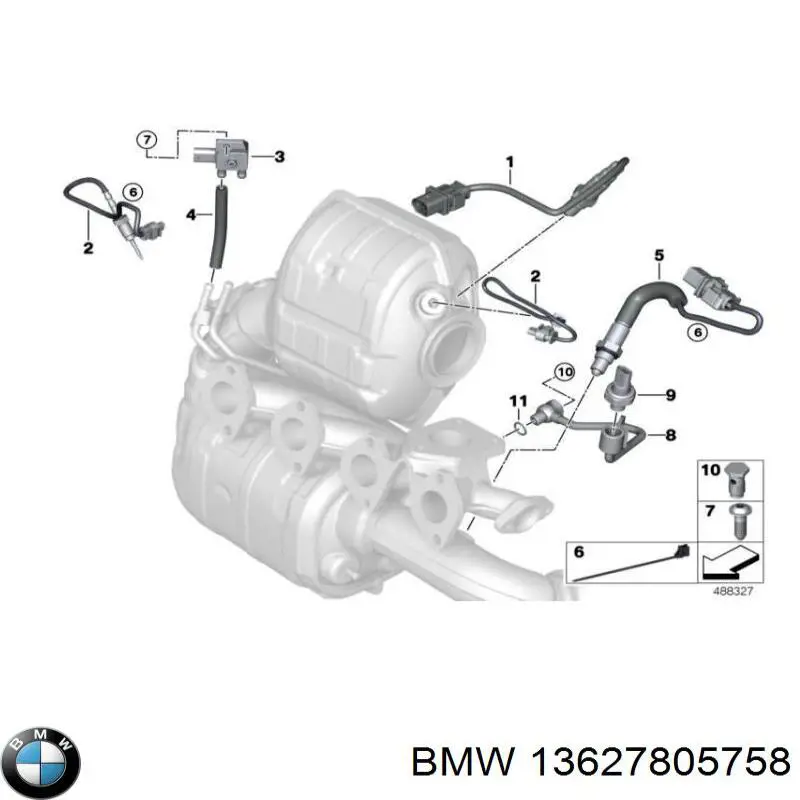 77315 NGK Sensor de pressão no coletor de admissão, MAP