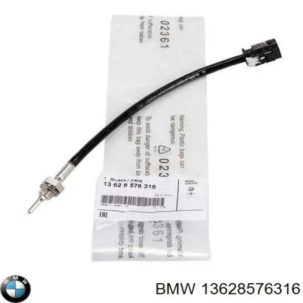 13628576316 BMW Sensor de temperatura dos gases de escape (GE), depois de filtro de partículas diesel