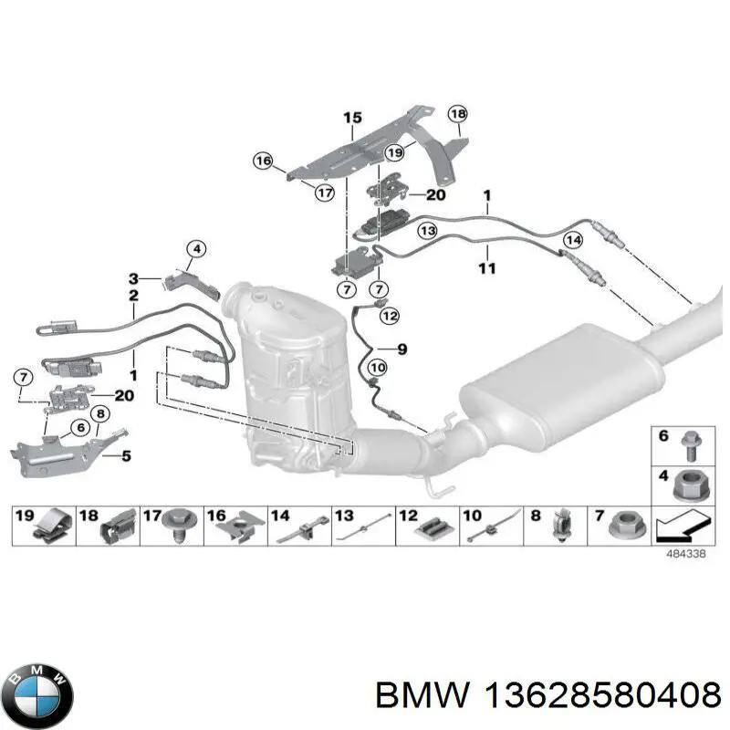  BMW 13628580408 preço, a partir de 350,73 USD