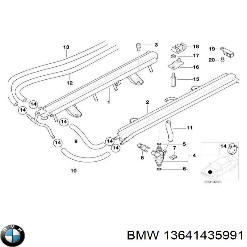 Injetor de injeção de combustível BMW 13641435991 preço, a partir de 282,61 USD
