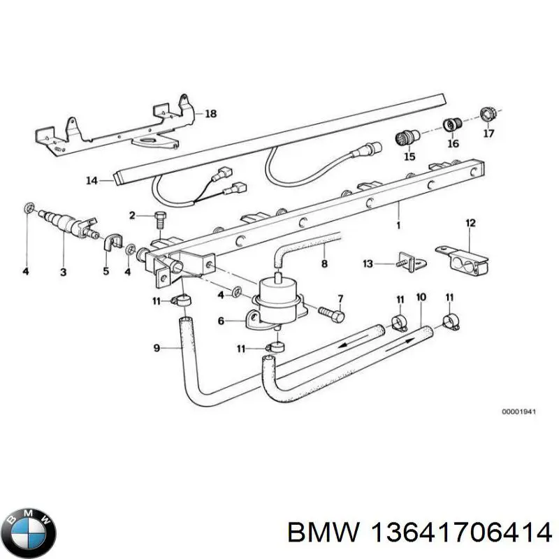 Injetor de injeção de combustível BMW 13641706414 preço, a partir de 68,52 USD