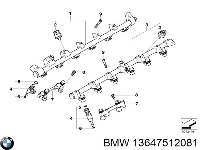 Injetor de injeção de combustível BMW 13647512081 preço, a partir de 380,23 USD
