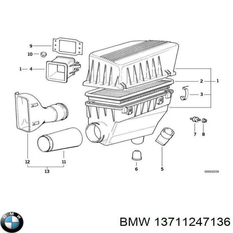  BMW 13711247136 preço, a partir de 21,07 USD