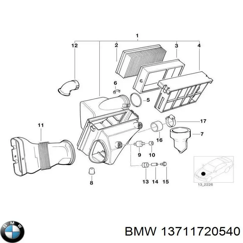  BMW 13711720540 preço, a partir de 10,59 USD