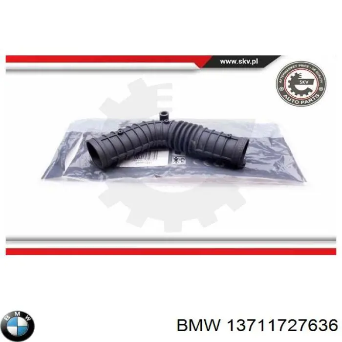 13711727636 BMW Cano derivado de ar do medidor de consumo do ar