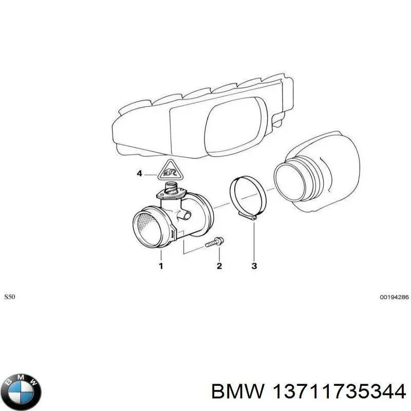 Caixa de filtro de ar BMW 5  E34