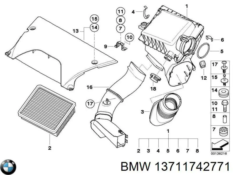  BMW 13711742771 preço, a partir de 12,28 USD
