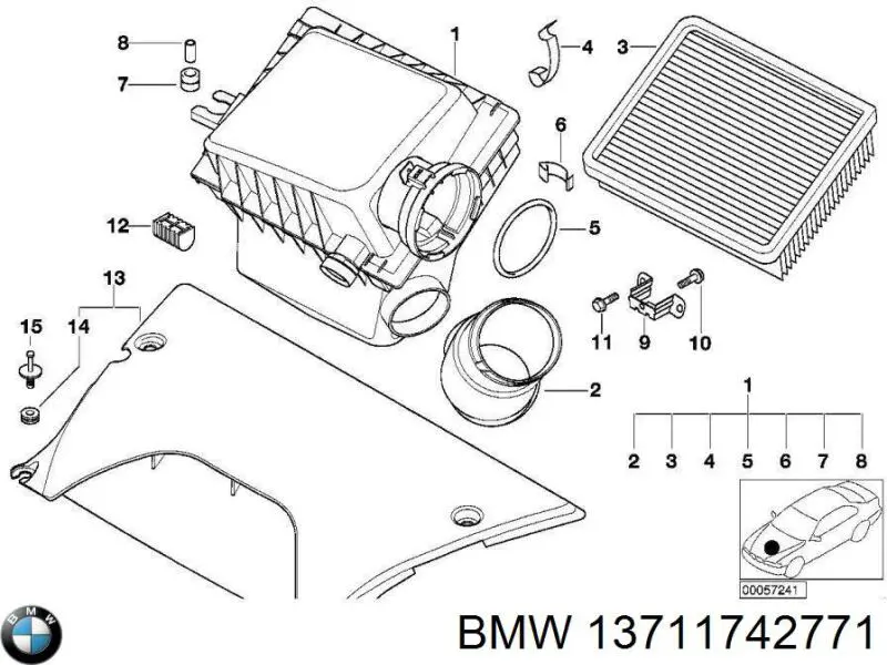 Compre 13711742771 BMW 