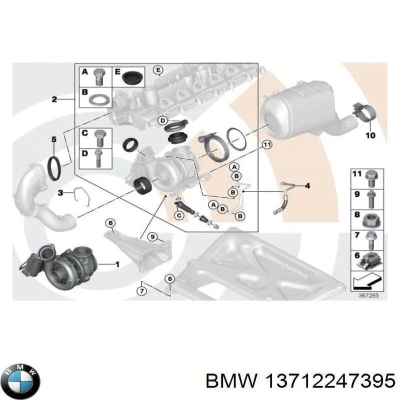 13712247395 BMW Vedante medidor de consumo até o filtro de ar