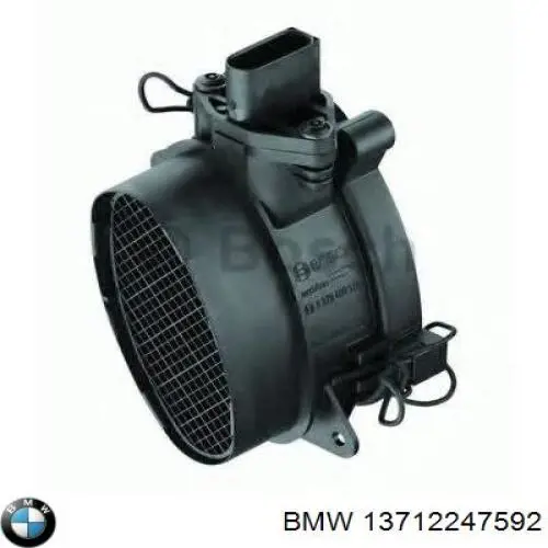 Sensor de fluxo (consumo) de ar, medidor de consumo M.A.F. - (Mass Airflow) 13712247592 BMW