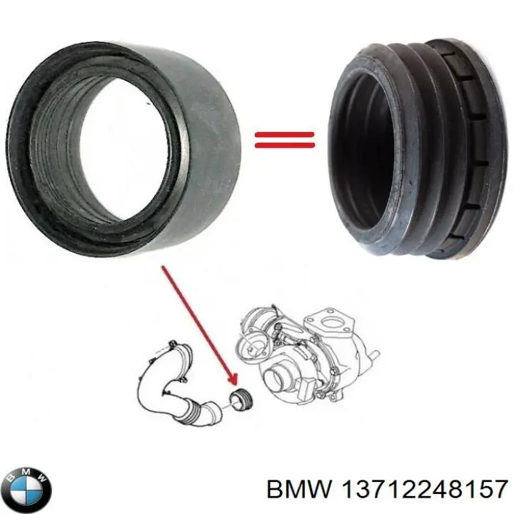 13712248157 BMW Vedante de turbina de ar comprimido, admissão