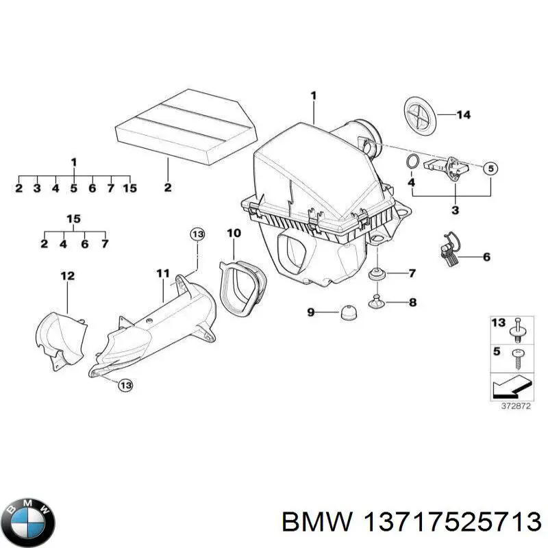 Compre 13717525713 BMW 