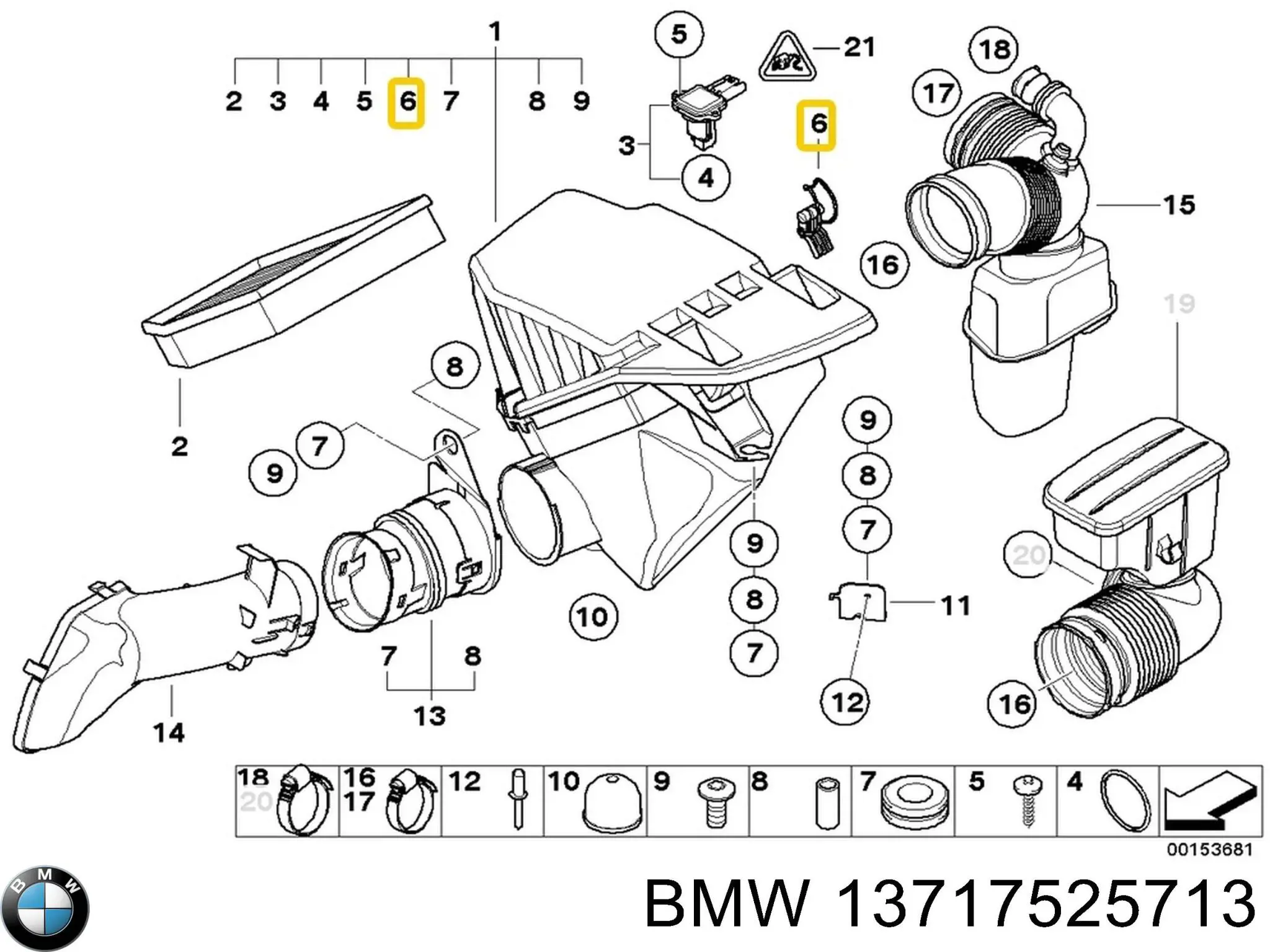  BMW 13717525713 preço, a partir de 10,01 USD