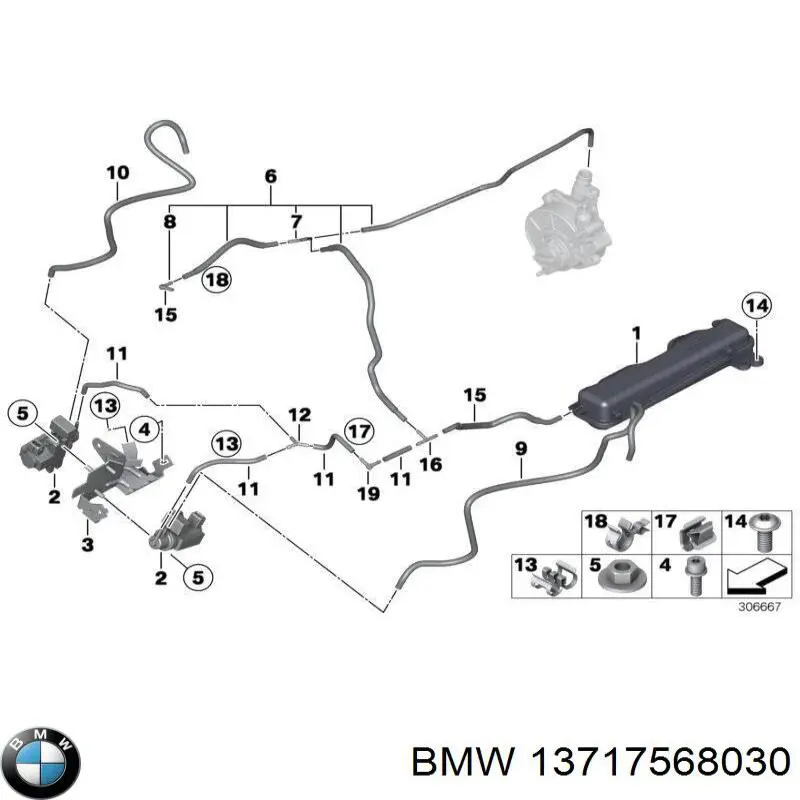  BMW 13717568030 preço, a partir de 14,68 USD