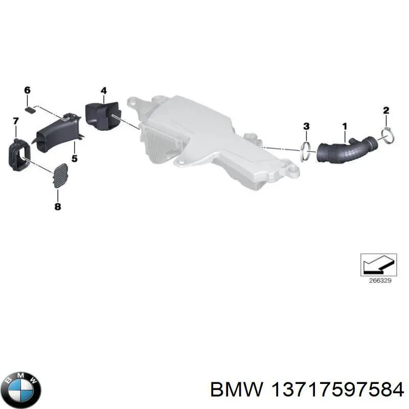 Cano derivado de ar BMW 13717597584 preço, a partir de 29,07 USD