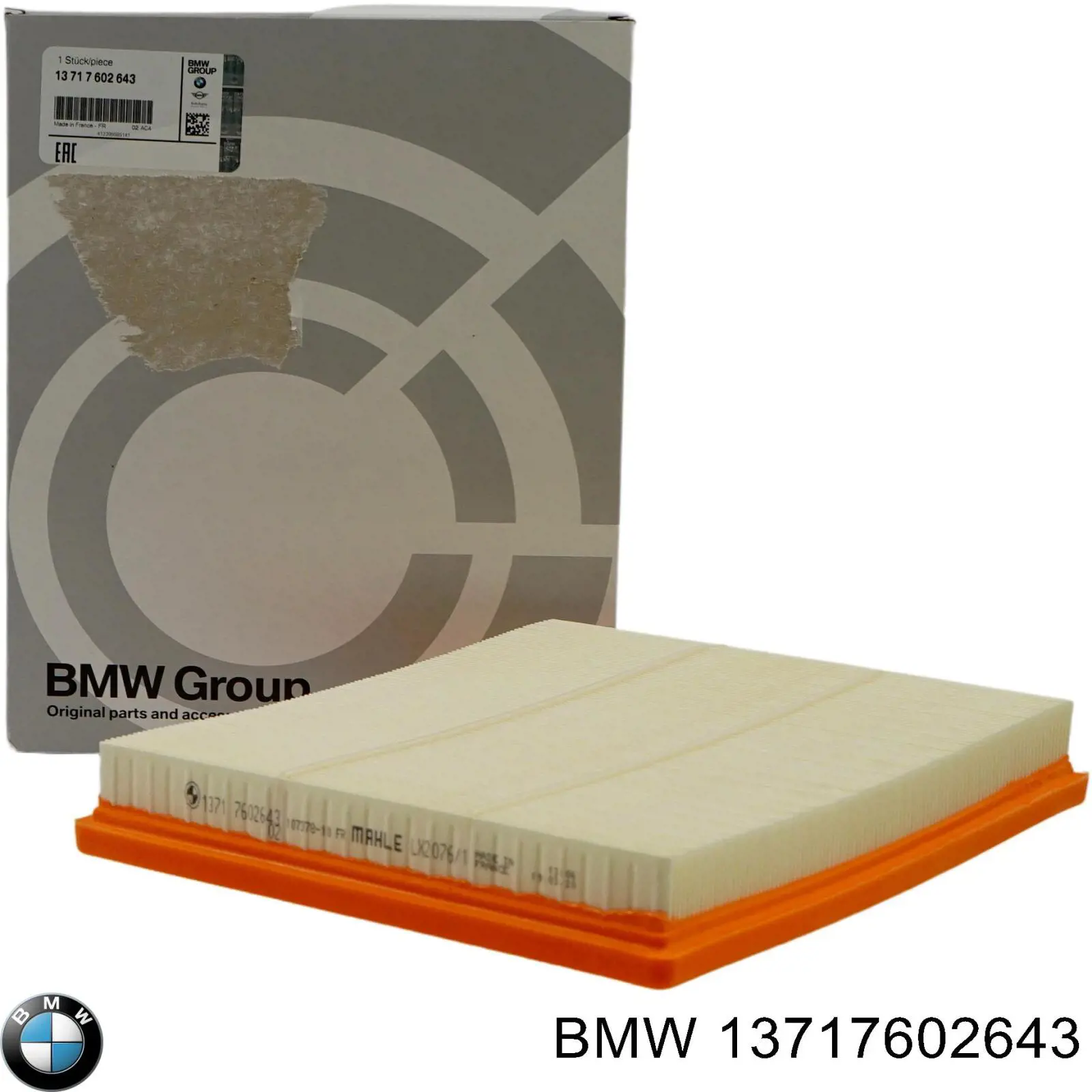 13717602643 BMW Filtro de ar