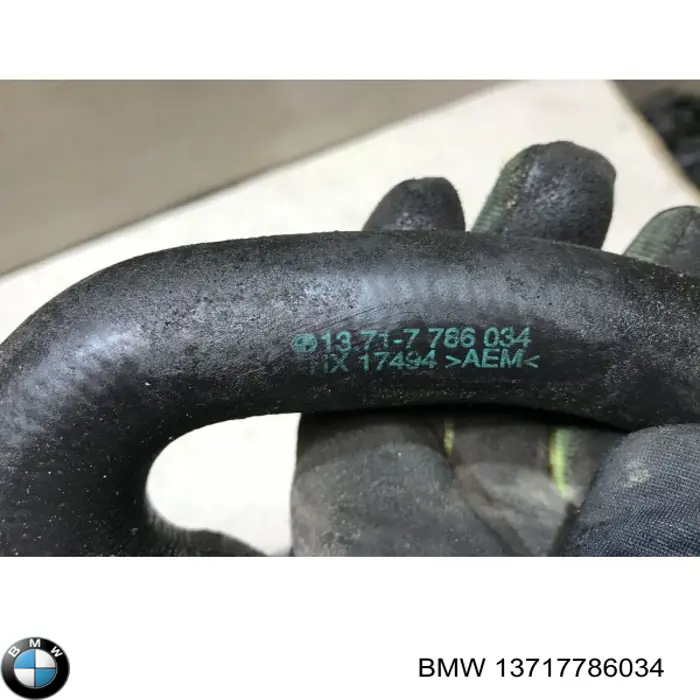 Compre 13717786034 BMW Mangueira (cano derivado) de aquecimento da válvula de borboleta