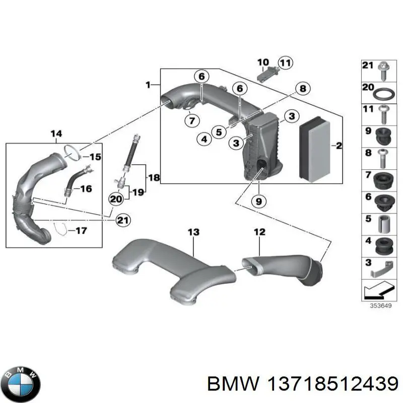 Compre 13718512439 BMW 