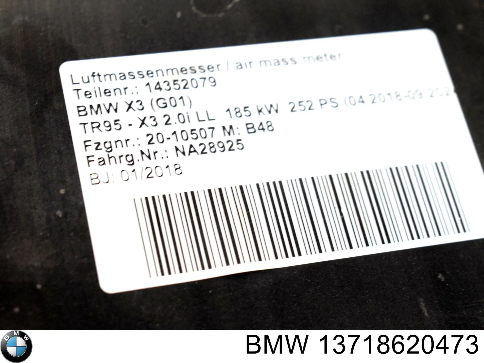  Caixa de filtro de ar BMW 5 carrinha (G31) (2017 - 2026) 