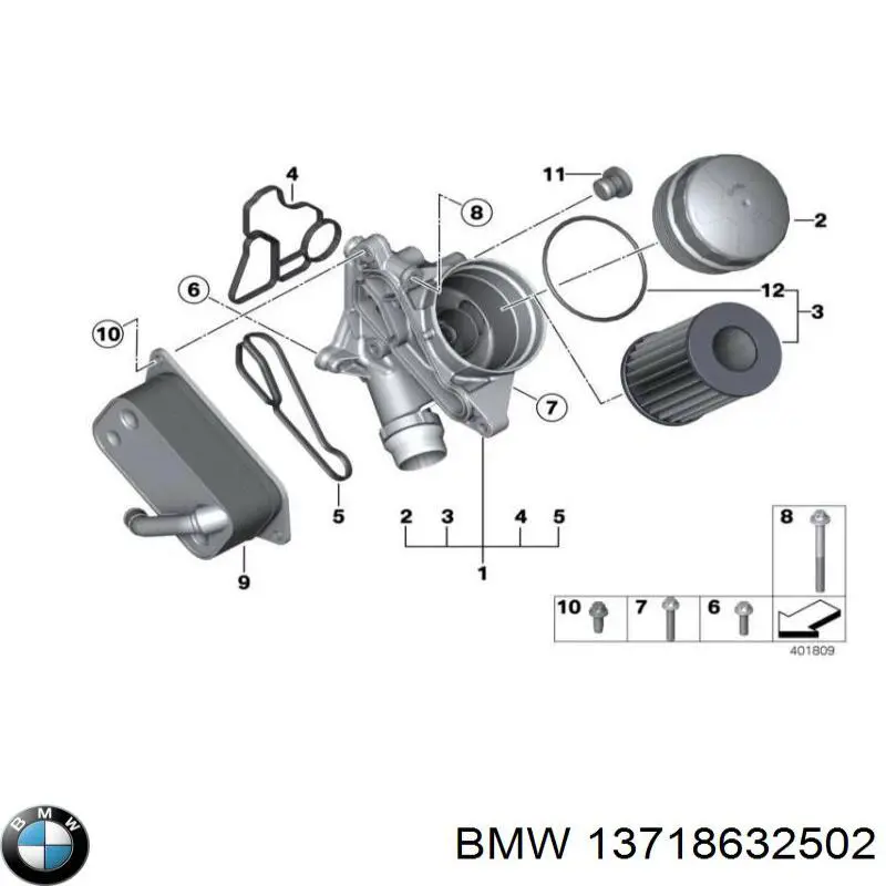 Compre 13718632502 BMW Filtro de ar