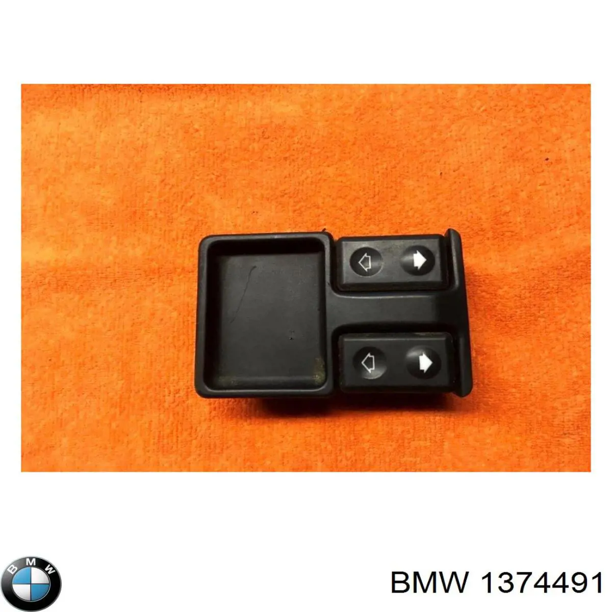 1374491 BMW Unidade de botões dianteira esquerda de controlo de elevador de vidro