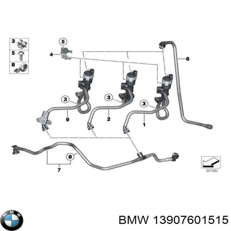  BMW 13907601515 preço, a partir de 88,36 USD