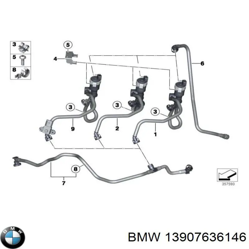Compre 13907636146 BMW 