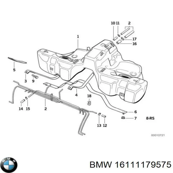 Consola de tanque de combustível BMW 16111179575 preço, a partir de 106,75 USD