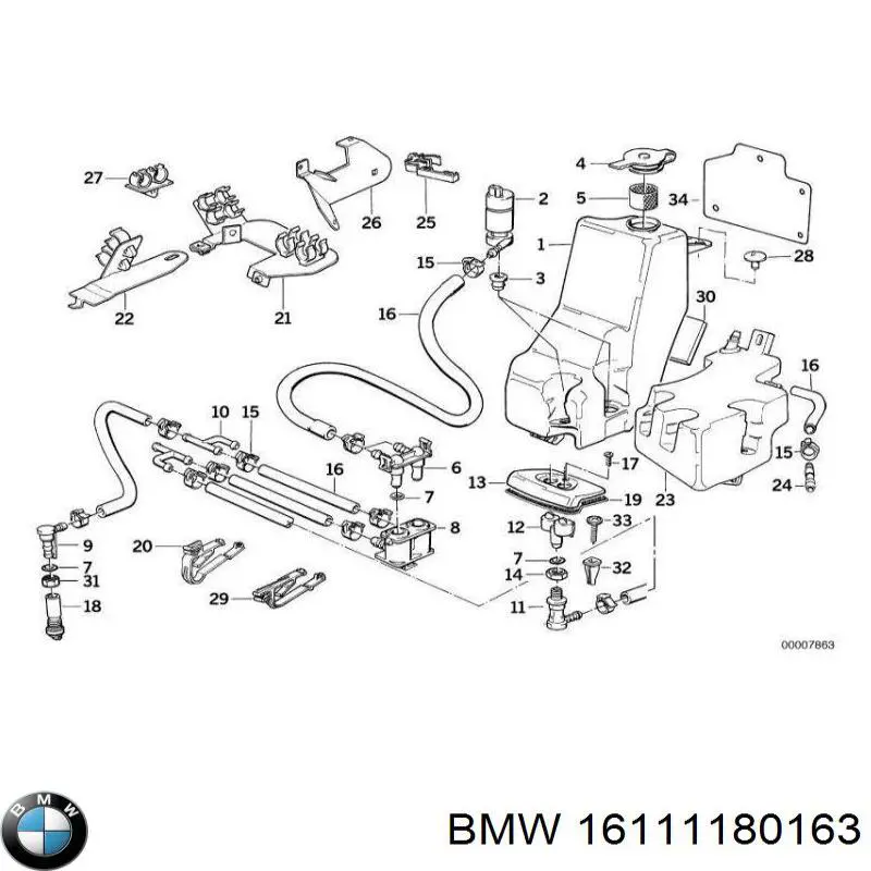 Compre 16111180163 BMW 