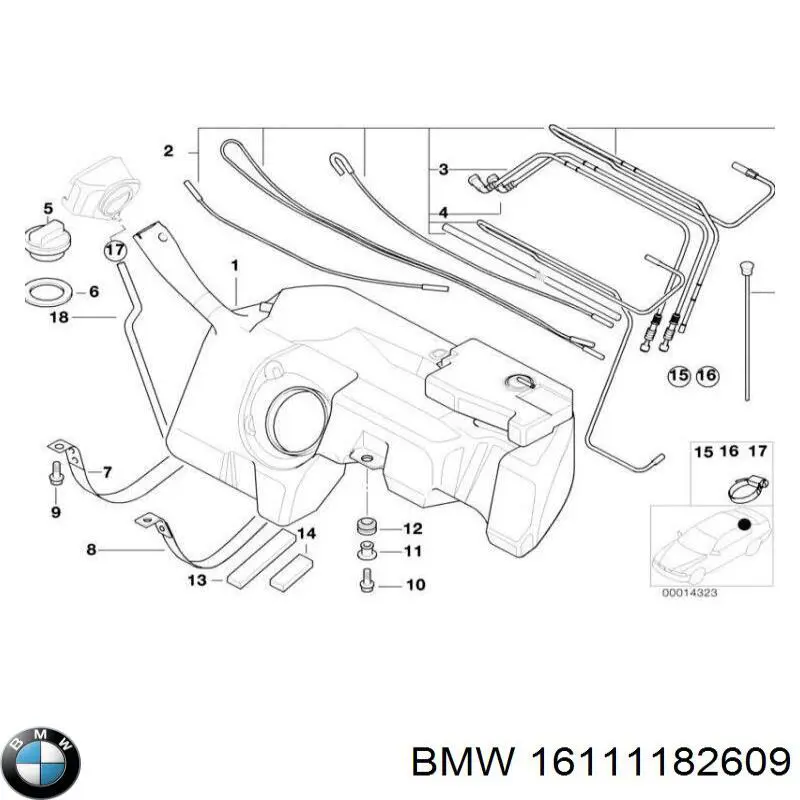 BMW 16111182609 preço, a partir de 6,77 USD