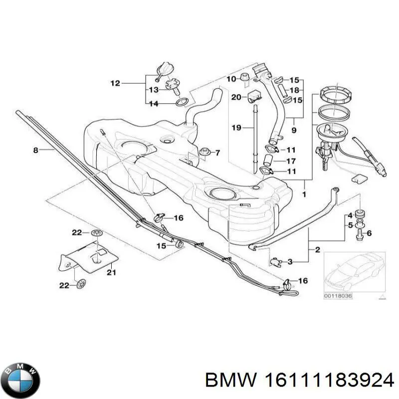 16111183924 BMW 