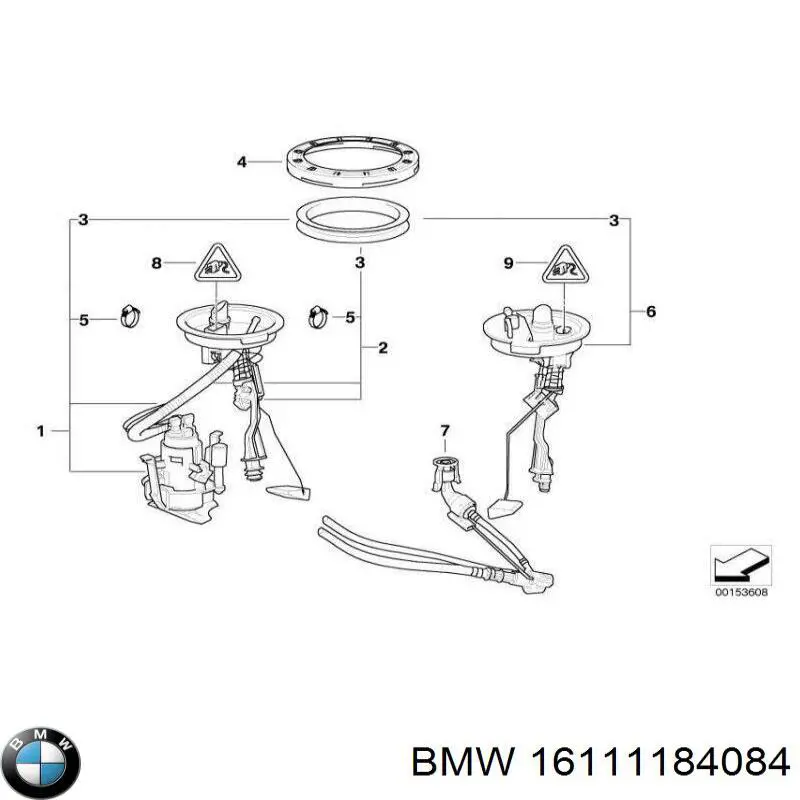Vedante de sensor do nível de combustível/da bomba de combustível (tanque de combustível) BMW 16111184084 preço, a partir de 10,03 USD